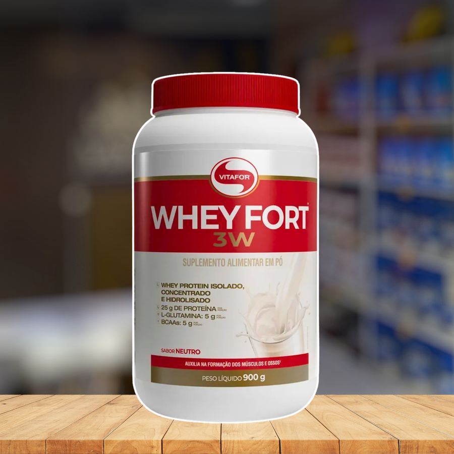 WHEY FORT 3W NEUTRO VITAFOR 900G