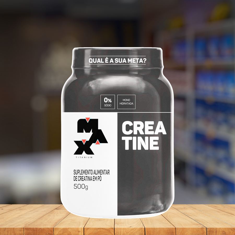 CREATINA MONOHIDRATADA 500G MAX TITANIUM