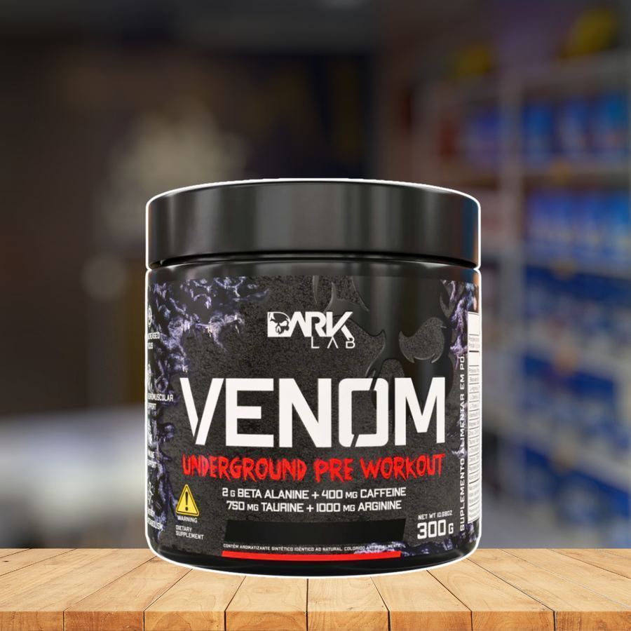 PRÉ TREINO VENOM LIMÃO DARK LAB 300G