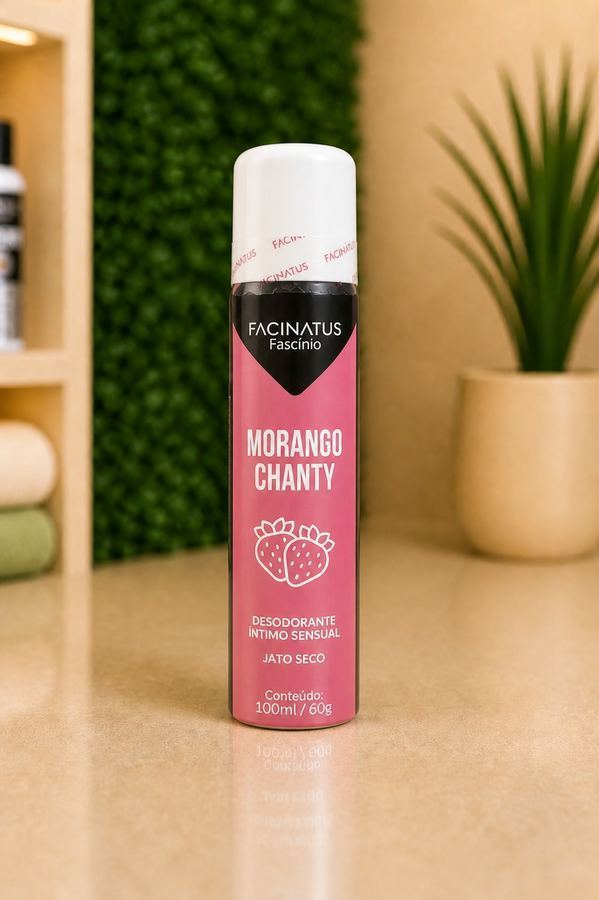 DESODORANTE ÍNTIMO JATO SECO MORANGO CHANTY 100ML