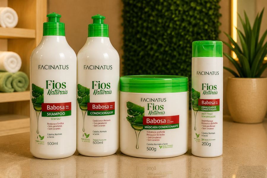 KIT-BABOSA (SHAMPOO+CONDICIONADOR+MÁSCARA+FINALIZADOR)
