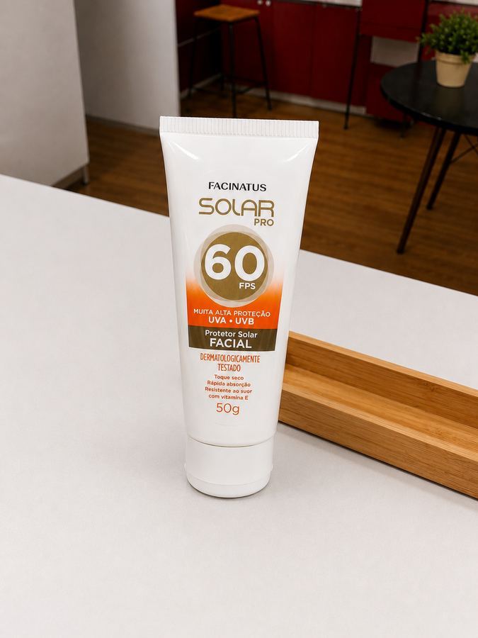 PROTETOR SOLAR FACIAL 60 FPS SOLAR PRO 50G