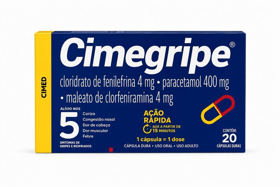 Cimegripe - 20 Cápsulas