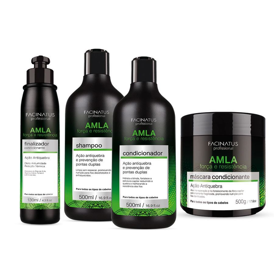 KIT-AMLA (SHAMPOO+CONDICIONADOR+MÁSCARA+FINALIZADOR)
