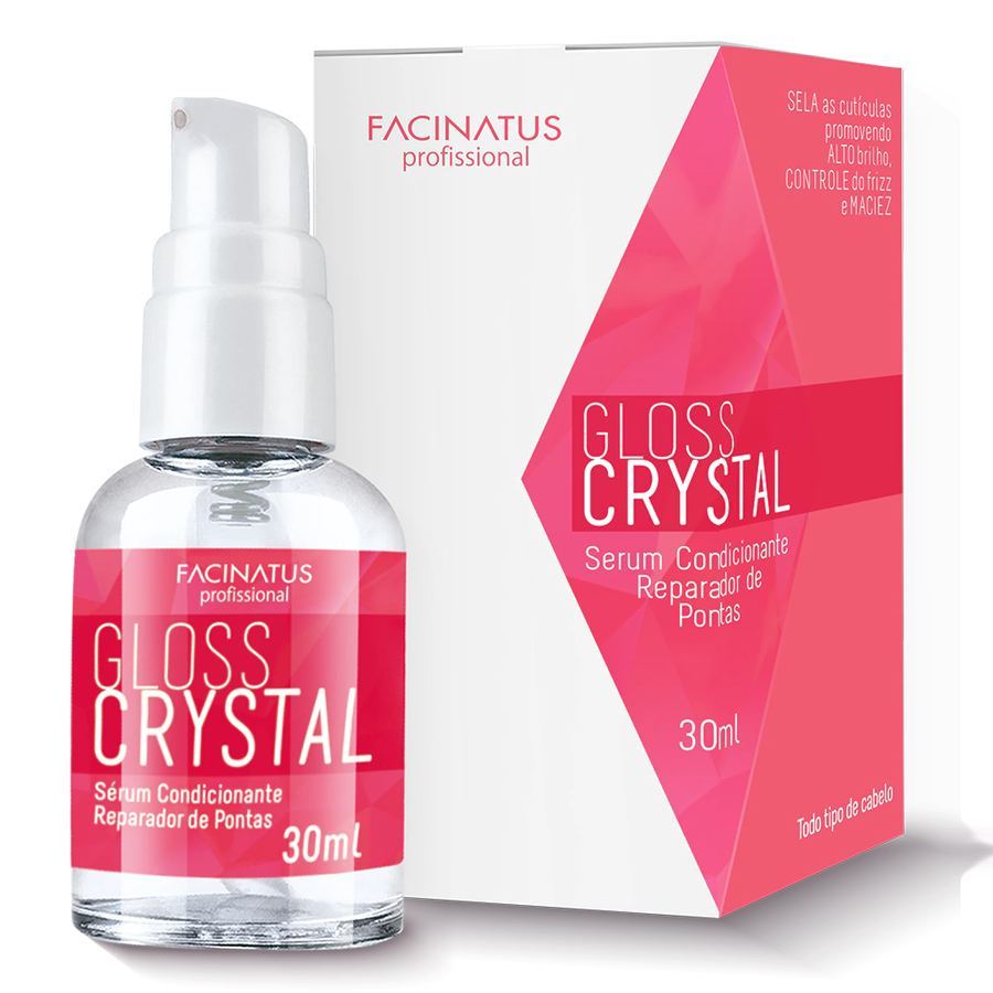 SERUM REPARADOR DE PONTAS GLOSS CRYSTAL 30ML