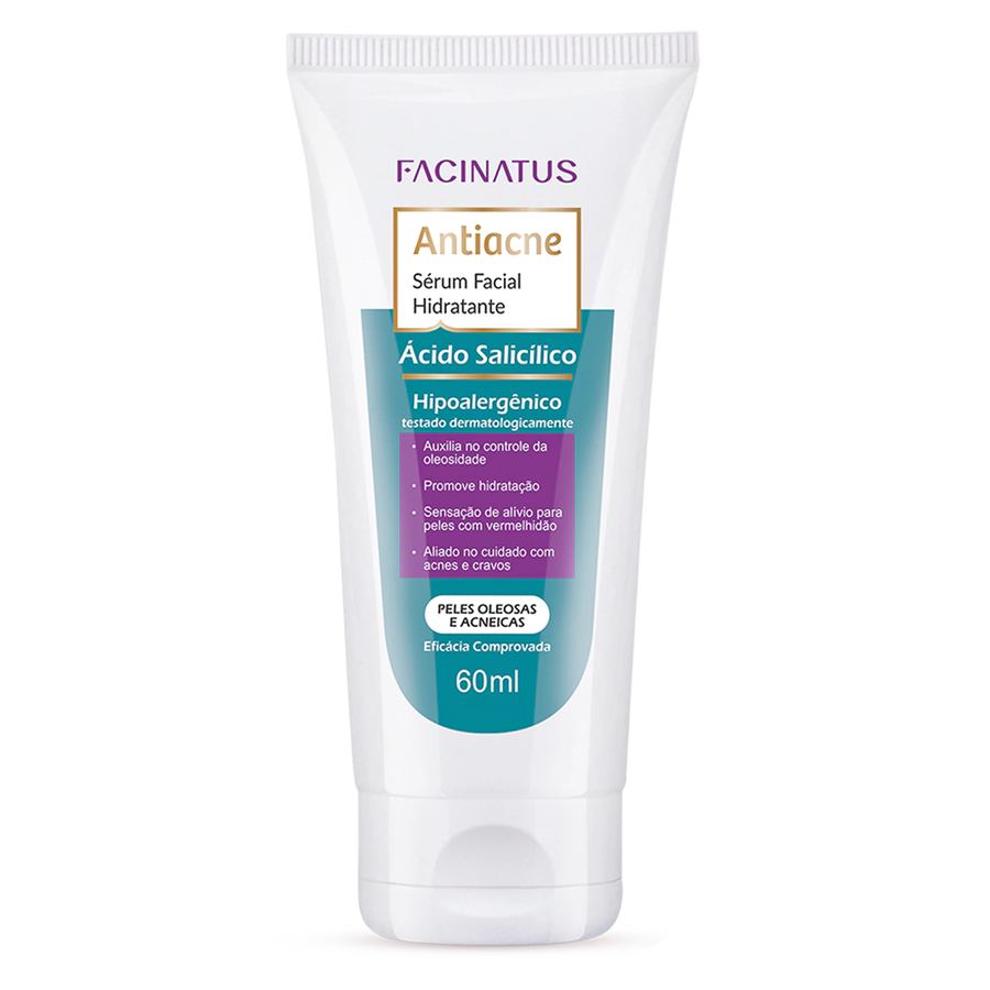 SÉRUM HIDRATANTE ANTIACNE FACIAL 60ML