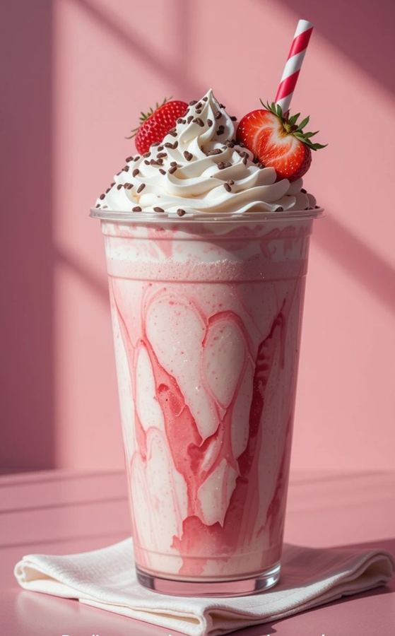 Milkshake Morango 🍓
