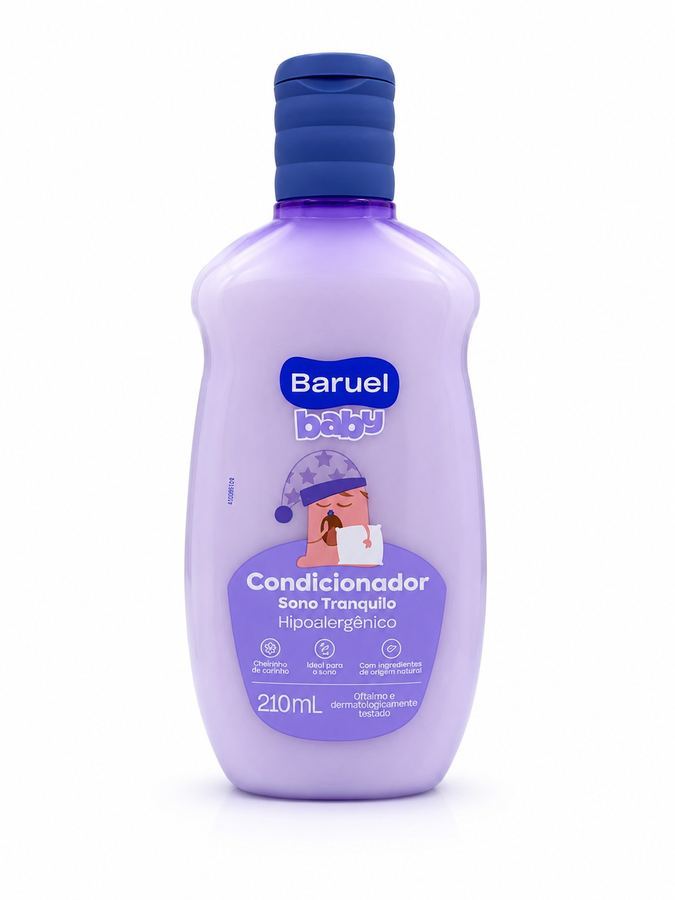 Condicionador Baruel Baby Sono Tranquilo Hipoalergênico 210ml