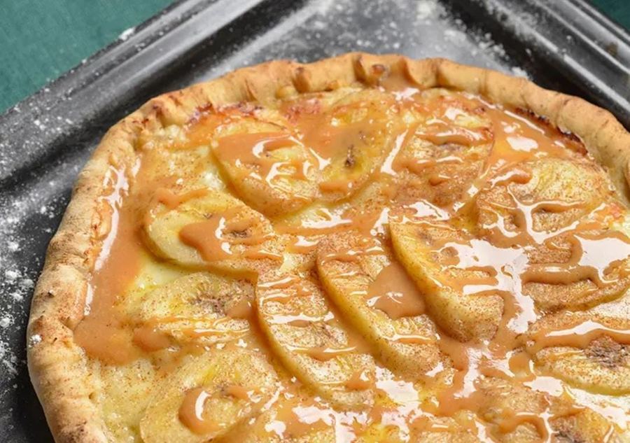 Pizza Doce Doce de Leite, Banana e Canela (Média)