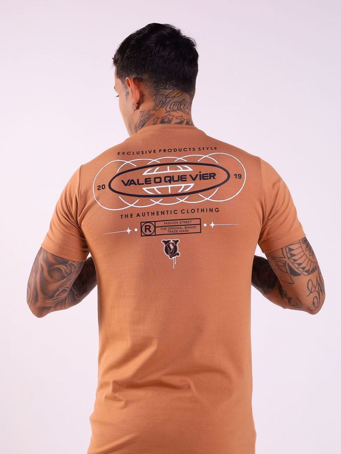 Camisa Long Laranja