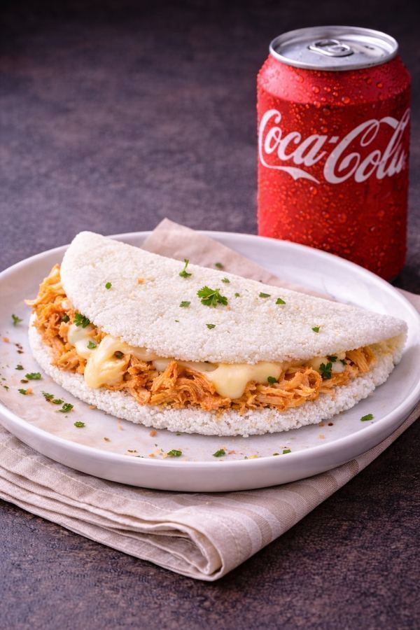 Combo Tapioca Frango com Queijo + Uma Bebida