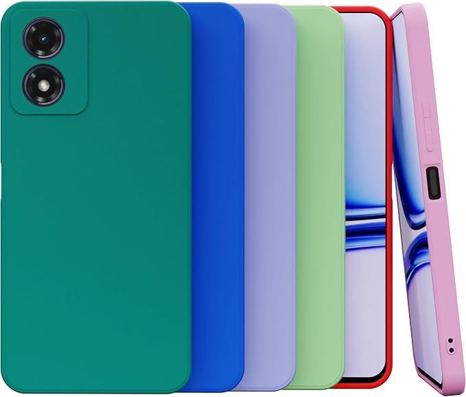 Capa Para Celular Motorola G04 Silicone Aveludada Com Proteção Na Câmera