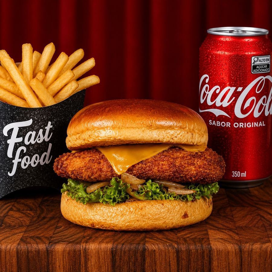 Combo Hamburguer Bomba Chicken