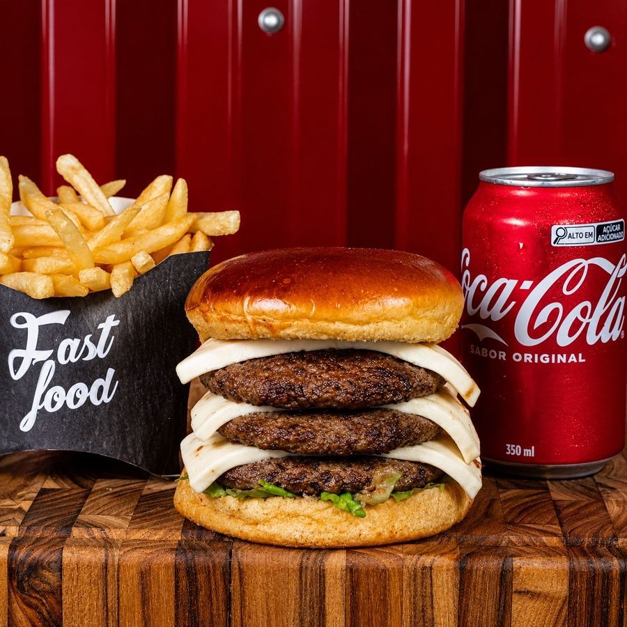 Combo Hamburguer Tripo Coalho