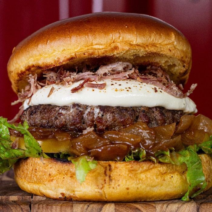 Hambúrguer Cupim ao Creme Cheese Brasa