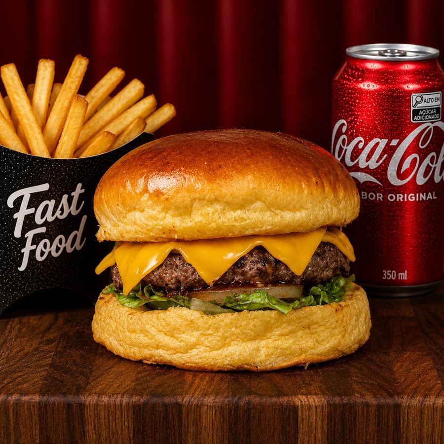 Combo Hamburguer Bomba Burguer