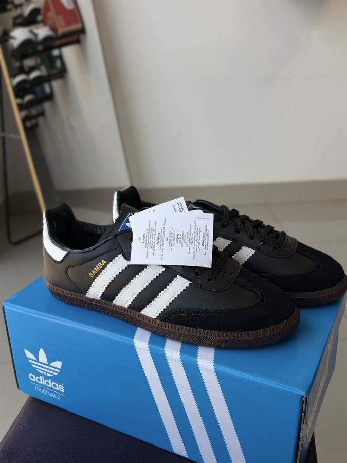 Tênis Adidas Samba Tradicional Preto/Branco