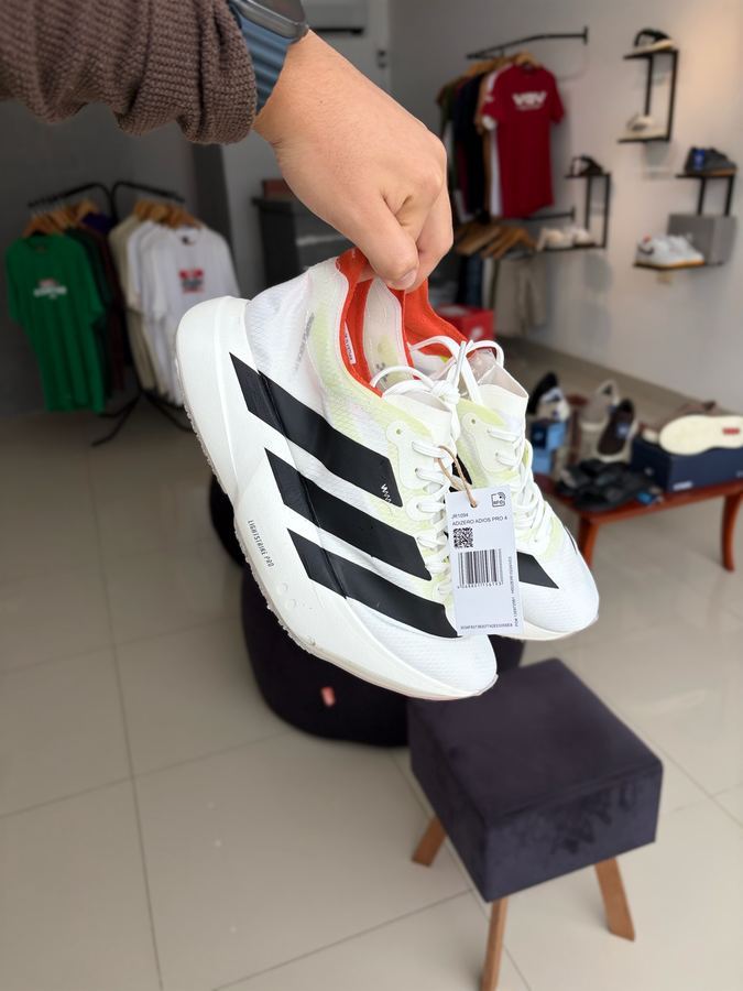 Adizero 1:1 branco/preto/laranja