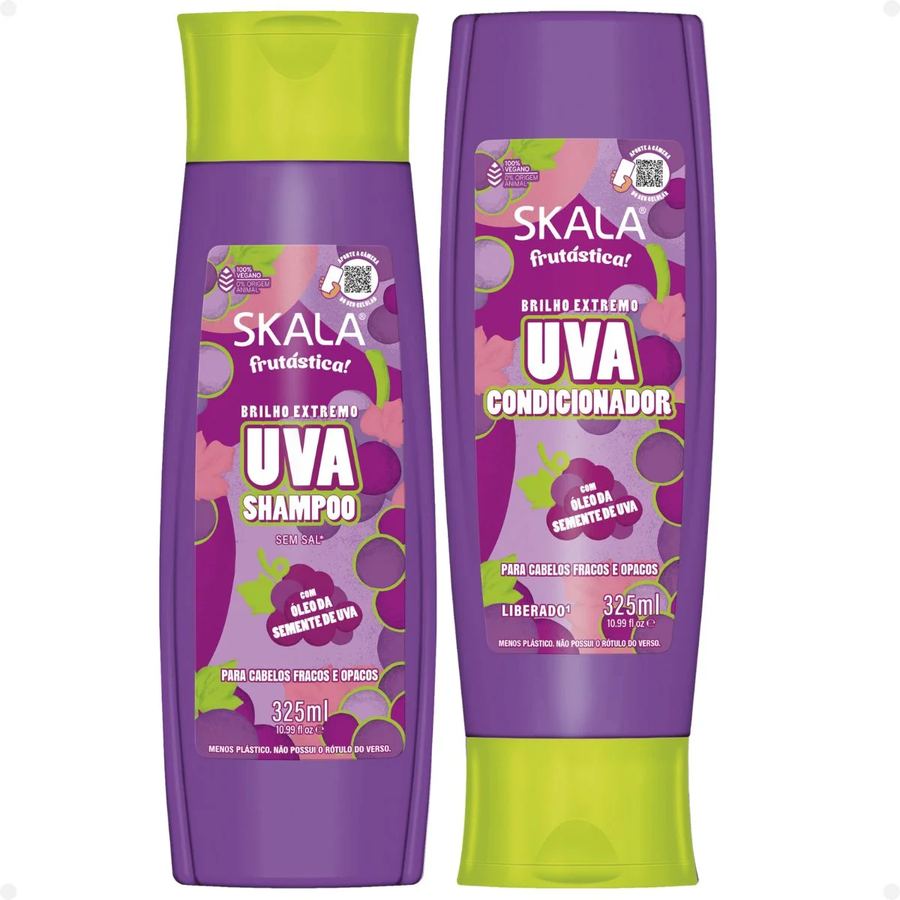Shampoo 325ml + Condicionador Skala Uva 200ml martins_113089 | 7897042020324