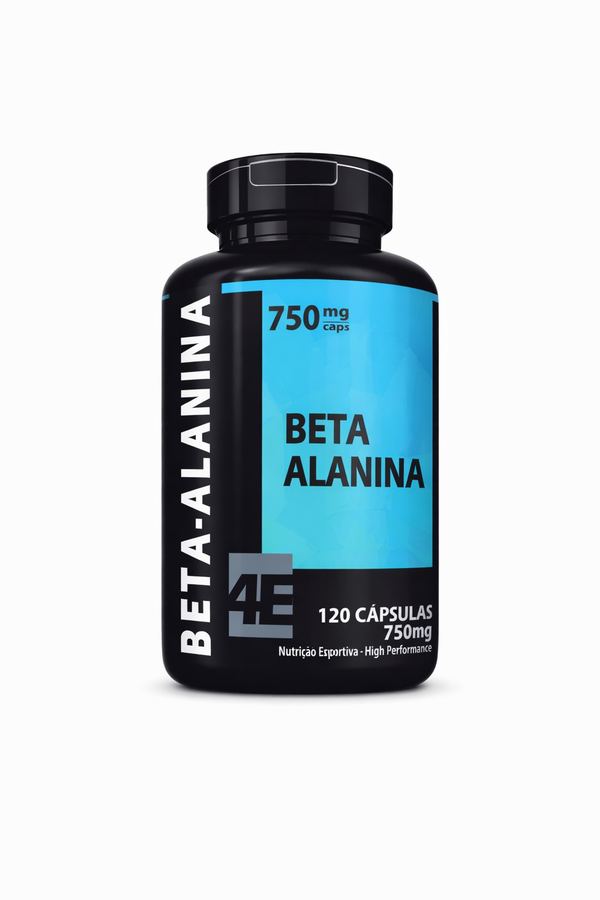 Beta-Alanina 4E – 120 Cápsulas de 750mg