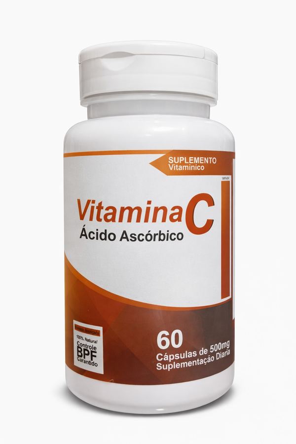 Vitamina C (Ácido Ascórbico) – 60 Cápsulas (500mg)