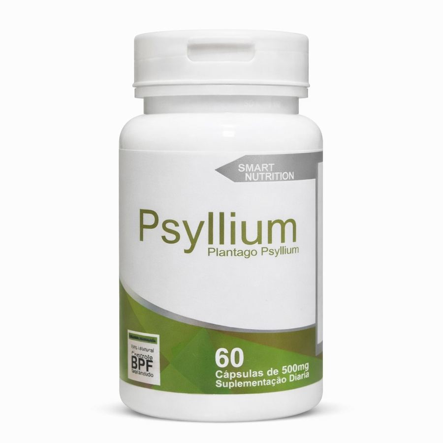 Psyllium (Plantago Psyllium) – 60 Cápsulas (500mg)