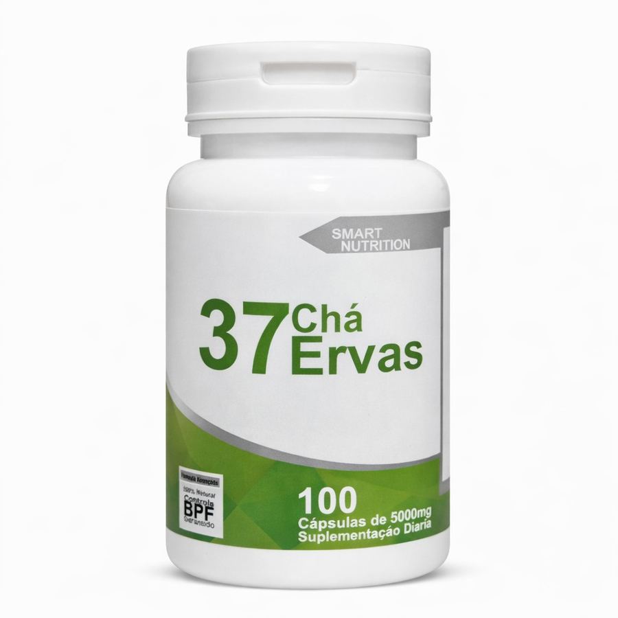 Chá 37 Ervas – 100 Cápsulas (500mg)