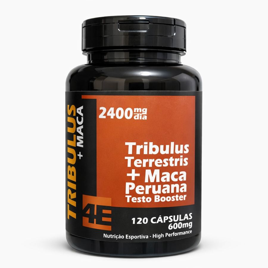 Tribulus Terrestris + Maca Peruana (Testo Booster) – 120 Cápsulas (600mg)