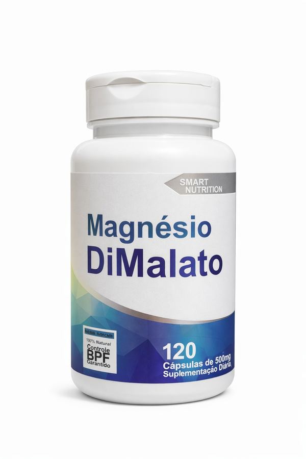 Magnésio DiMalato – 120 Cápsulas (500mg)