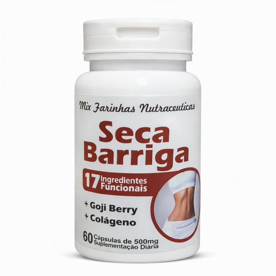 Seca Barriga (Mix de Farinhas Nutracêuticas) – 60 Cápsulas (500mg)
