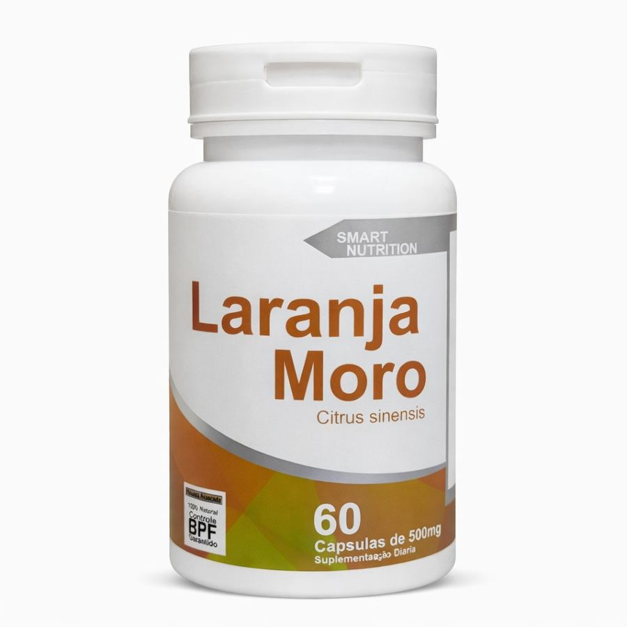 Laranja Moro (Citrus sinensis) – 60 Cápsulas (500mg)