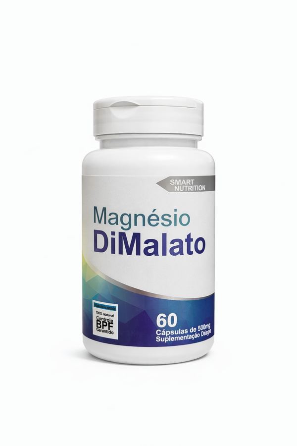 Magnésio DiMalato – 60 Cápsulas (500mg)