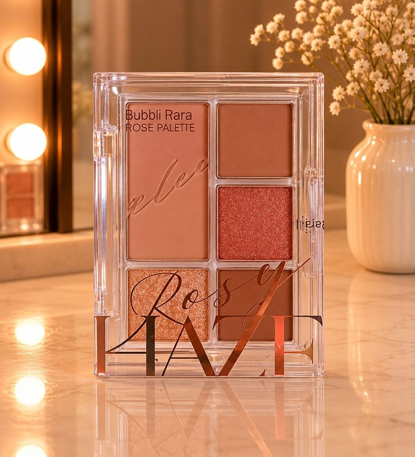 Paleta Multifuncional Bobbi Rara Rosy Haze – Blush, Sombra e Glitters