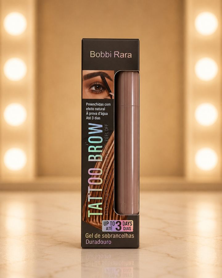 Gel de Sobrancelhas de Longa Duração Bobbi Rara Tattoo Brow – Efeito Natural Peel Off