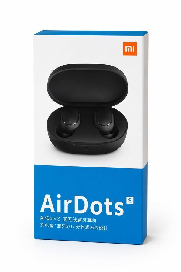 Fone de Ouvido Xiaomi AirDots S Bluetooth 5.0 | Original | Preto | Botão Físico
