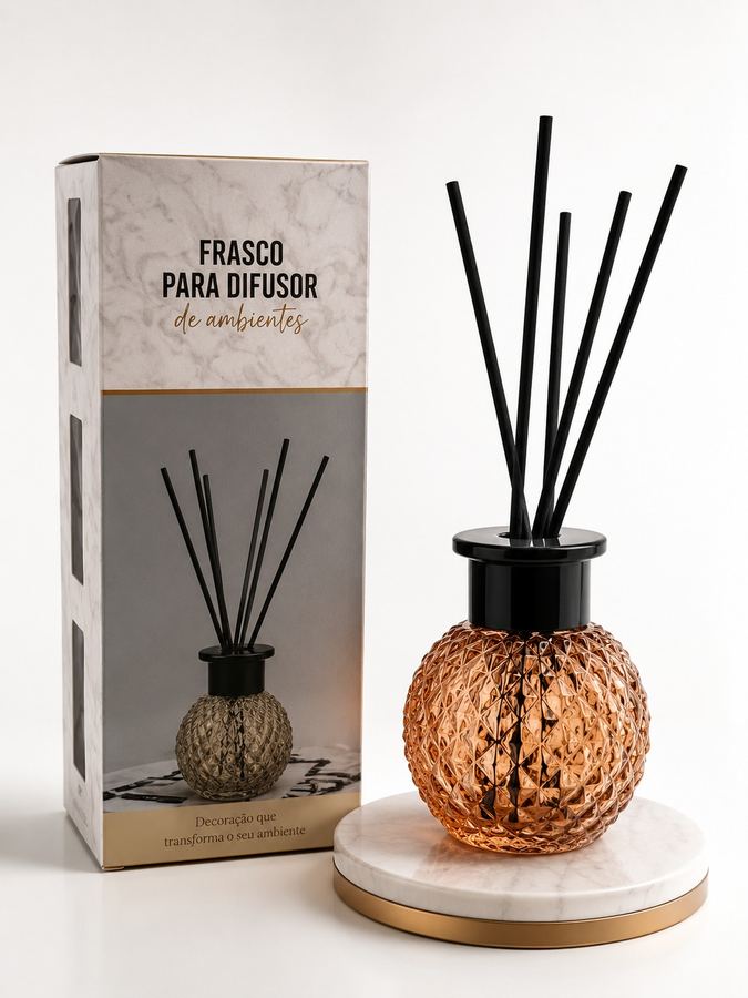 Difusor de Aromas Decorativo Cristal Rosé