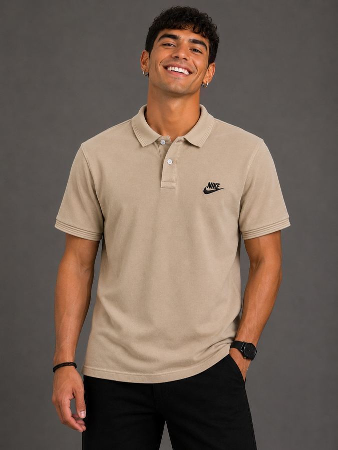 Camisa Polo Nike Areia
