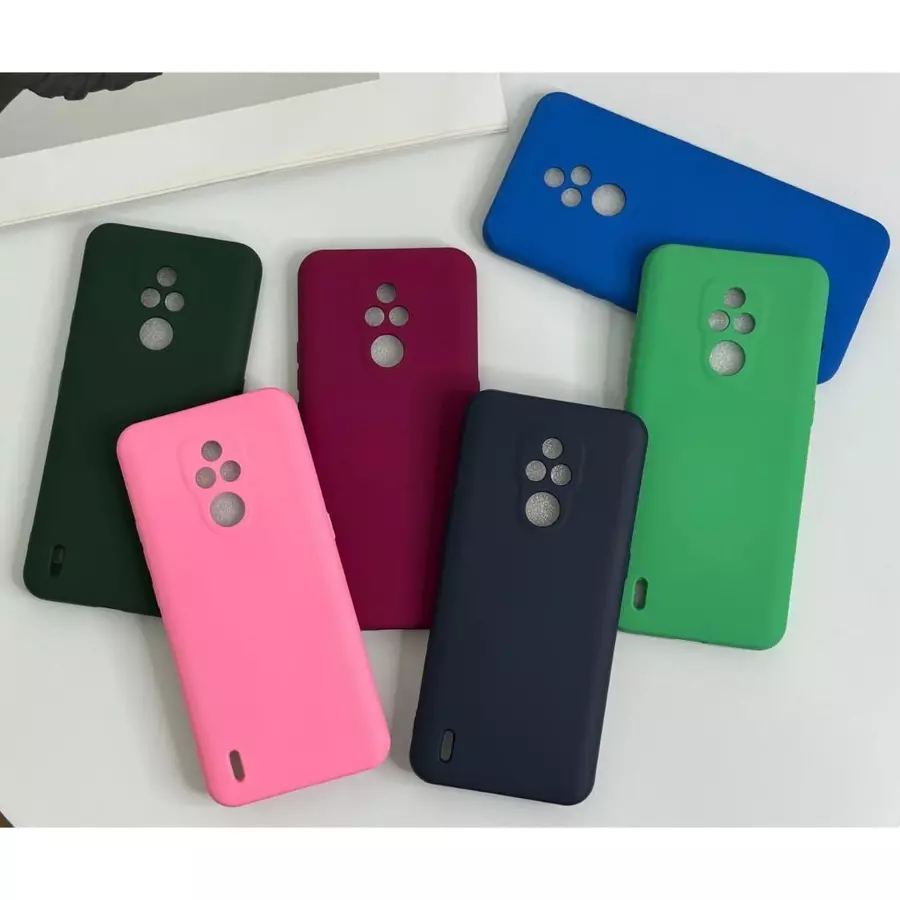 Capa Para Celular Motorola MOTO E7 Silicone Aveludada Com Proteção Na Câmera