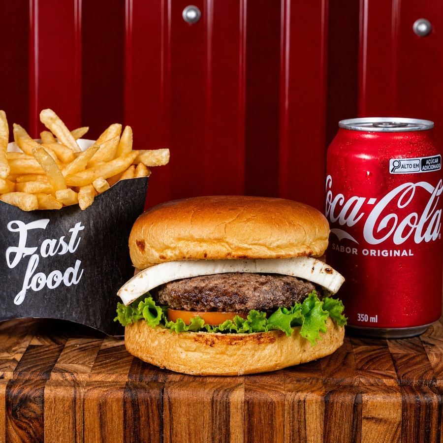 Combo Hamburguer Bomba Coalho