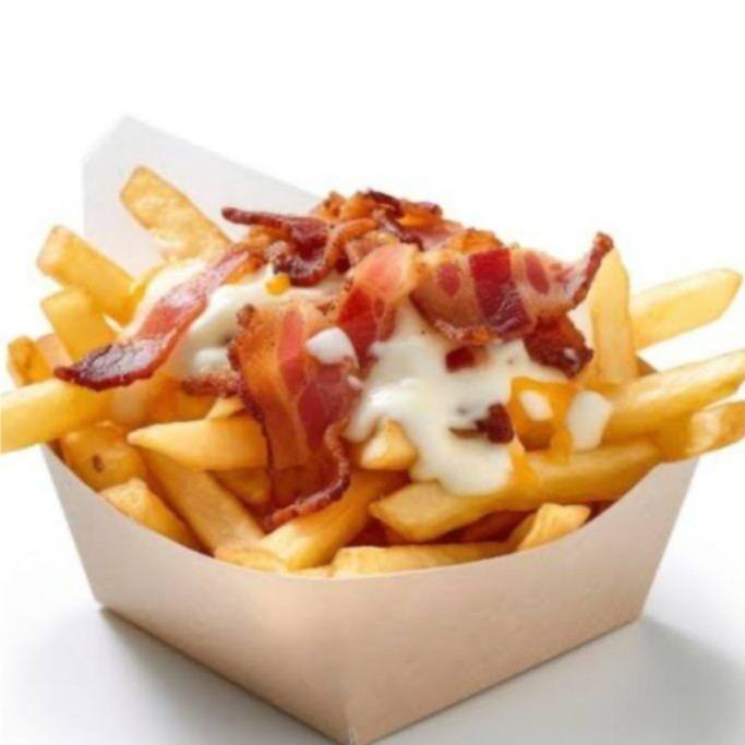 Batata Com Cheddar e Bacon