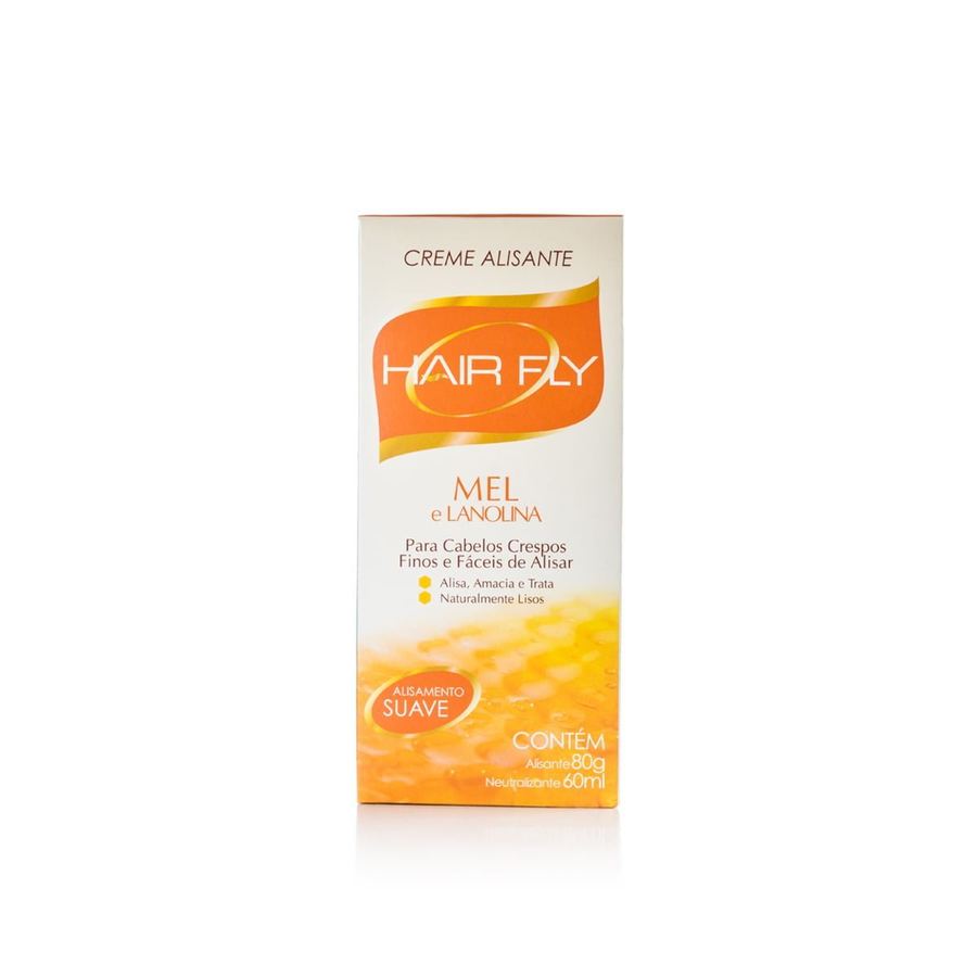 Creme Alisante Hair Fly Mel e Lanolina