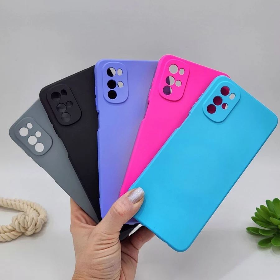 Capa Para Celular Motorola MOTO G22 Silicone Aveludada Com Proteção Na Câmera