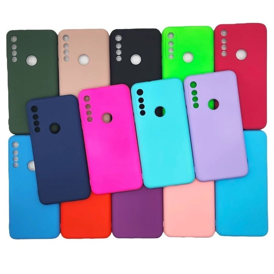 Capa Para Celular Motorola G8 Play Silicone Aveludada Com Proteção Na Câmera